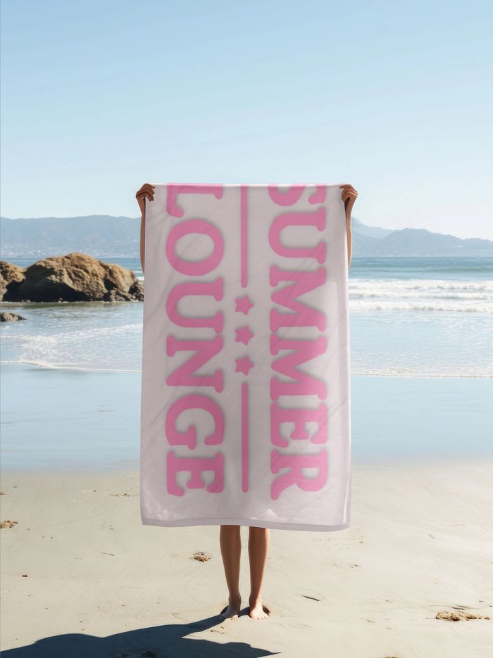 SUMMER LOUNGE PINK TOWEL - Handtuch Summer Lounge Pink product image (1)