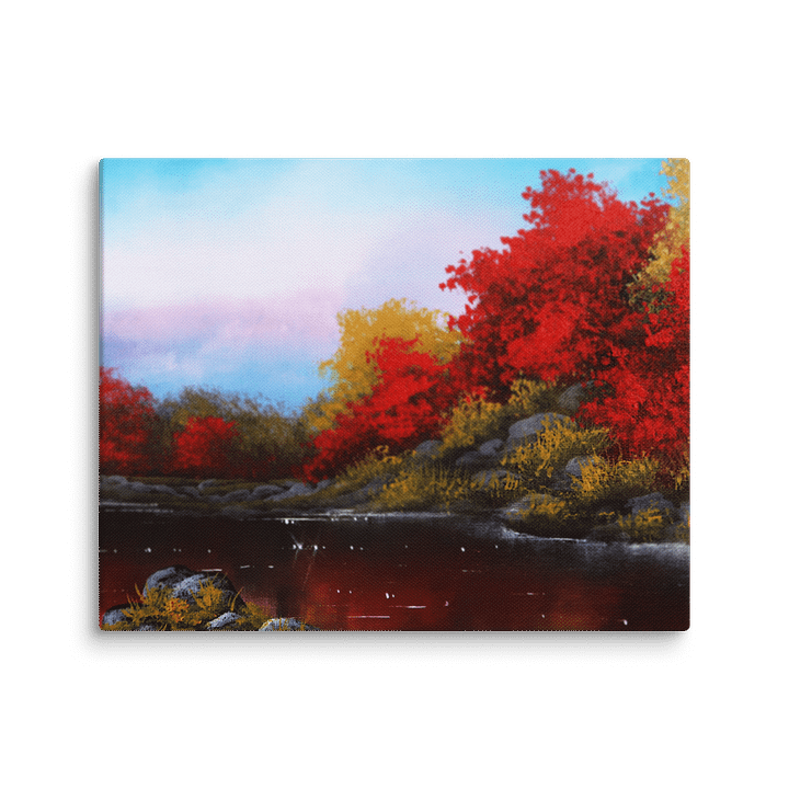 Autumn Landscape In Sunshine Acrylic Painting product image (2)