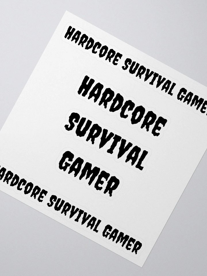 Hardcore Survival Sticker product image (2)
