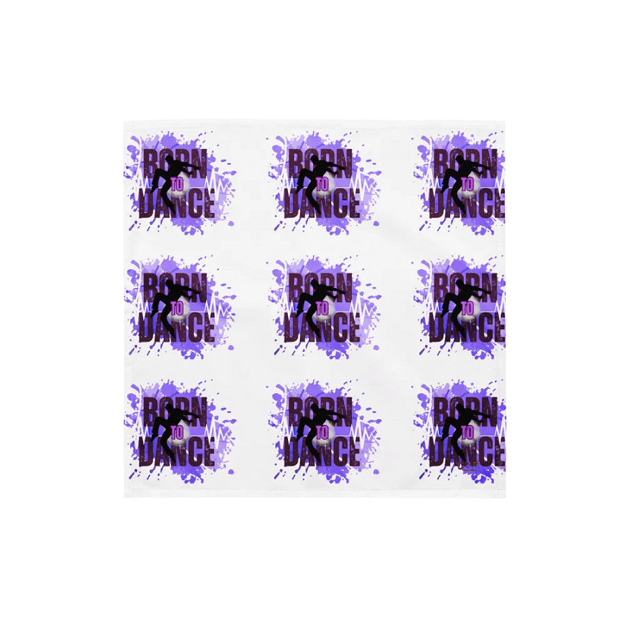 Born to Dance His Silhouette Patterned Print Bandana product image (1)