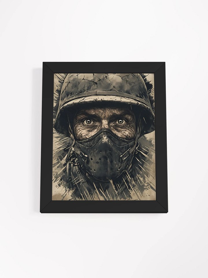 Intense Grit: Framed Artistic Poster product image (2)