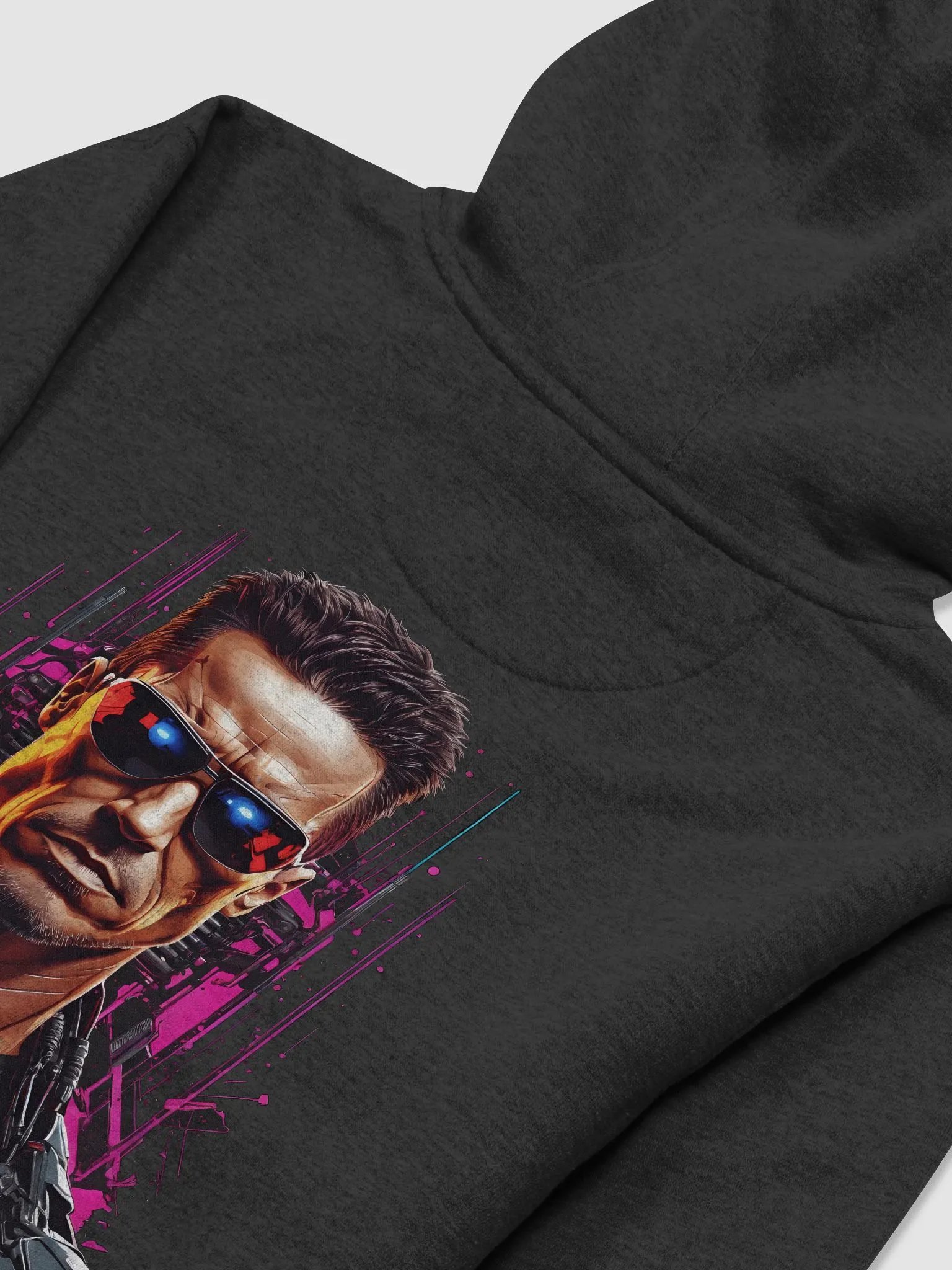 Cybernetic Cityscape Unisex Hoodie product image (40)