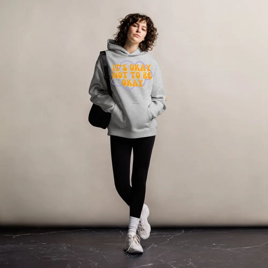 AS Colour Unisex Premium Oversized Hoodie - It's okay... product image (8)