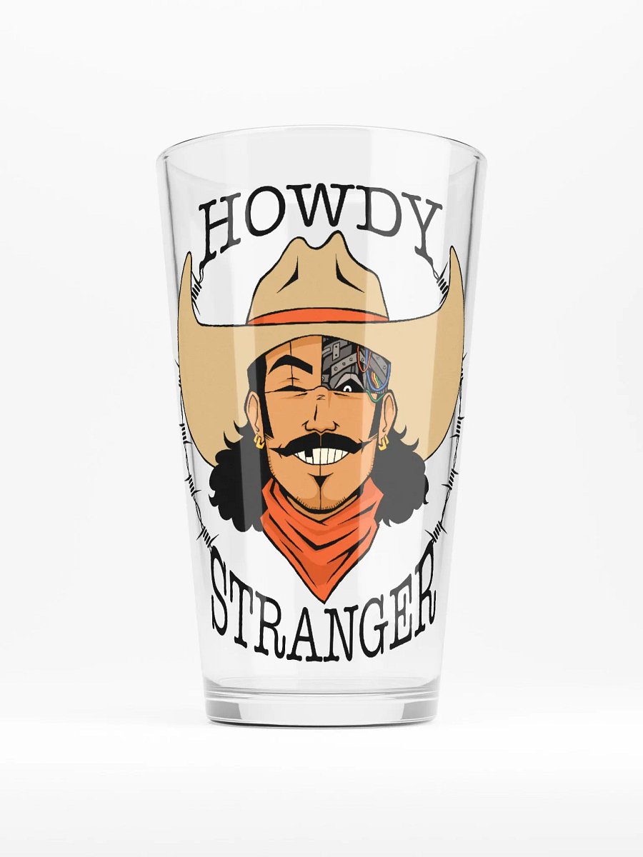 EDDIE THE ROBOT pint glass product image (1)