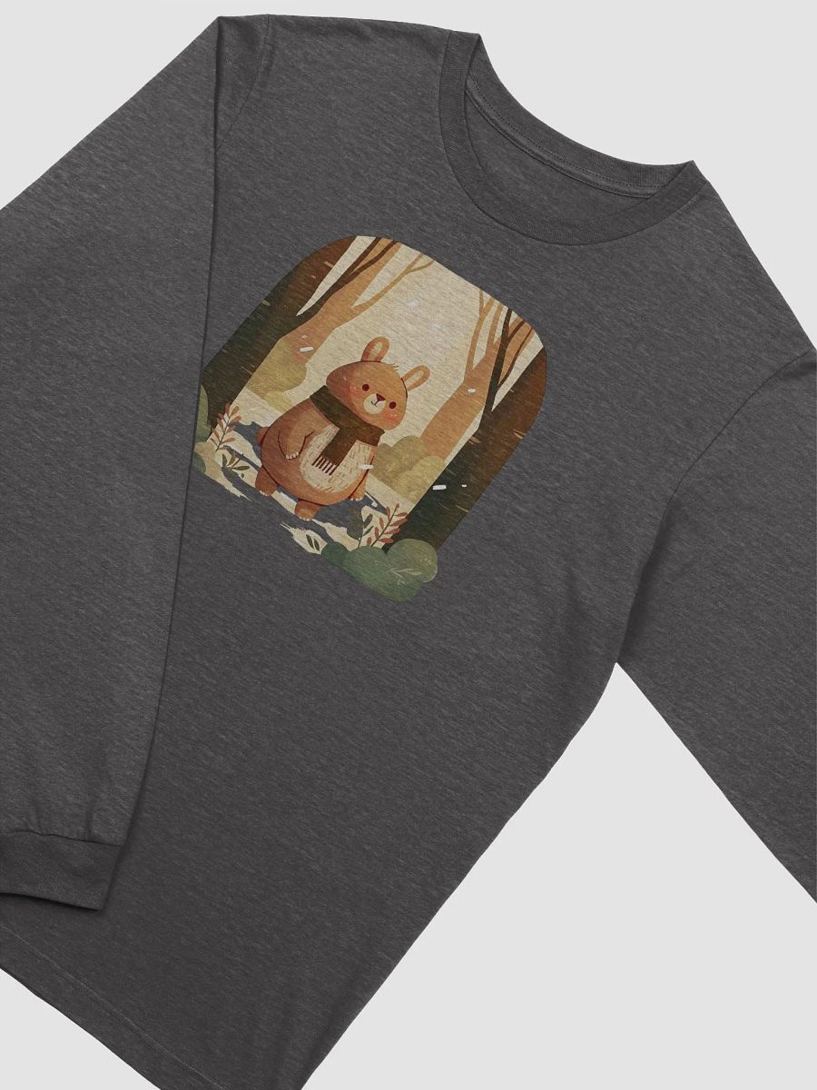 Cozy Winter Bear Long Sleeve T-Shirt product image (3)