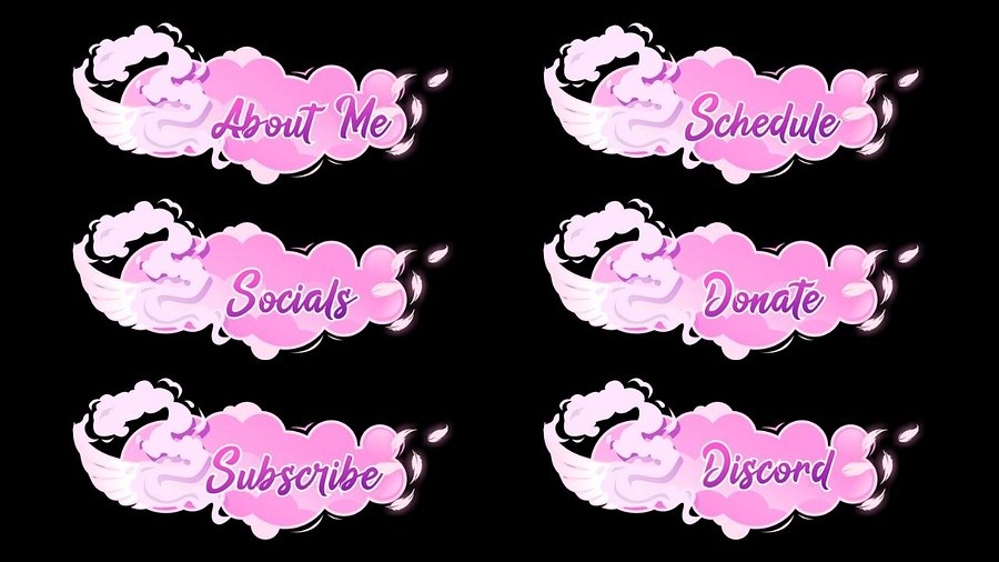 Pastel Angel Twitch Panels product image (1)