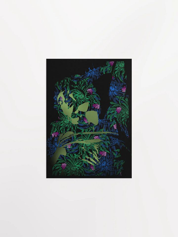 Green Michelangelo on Chrysanthemums - Print product image (2)