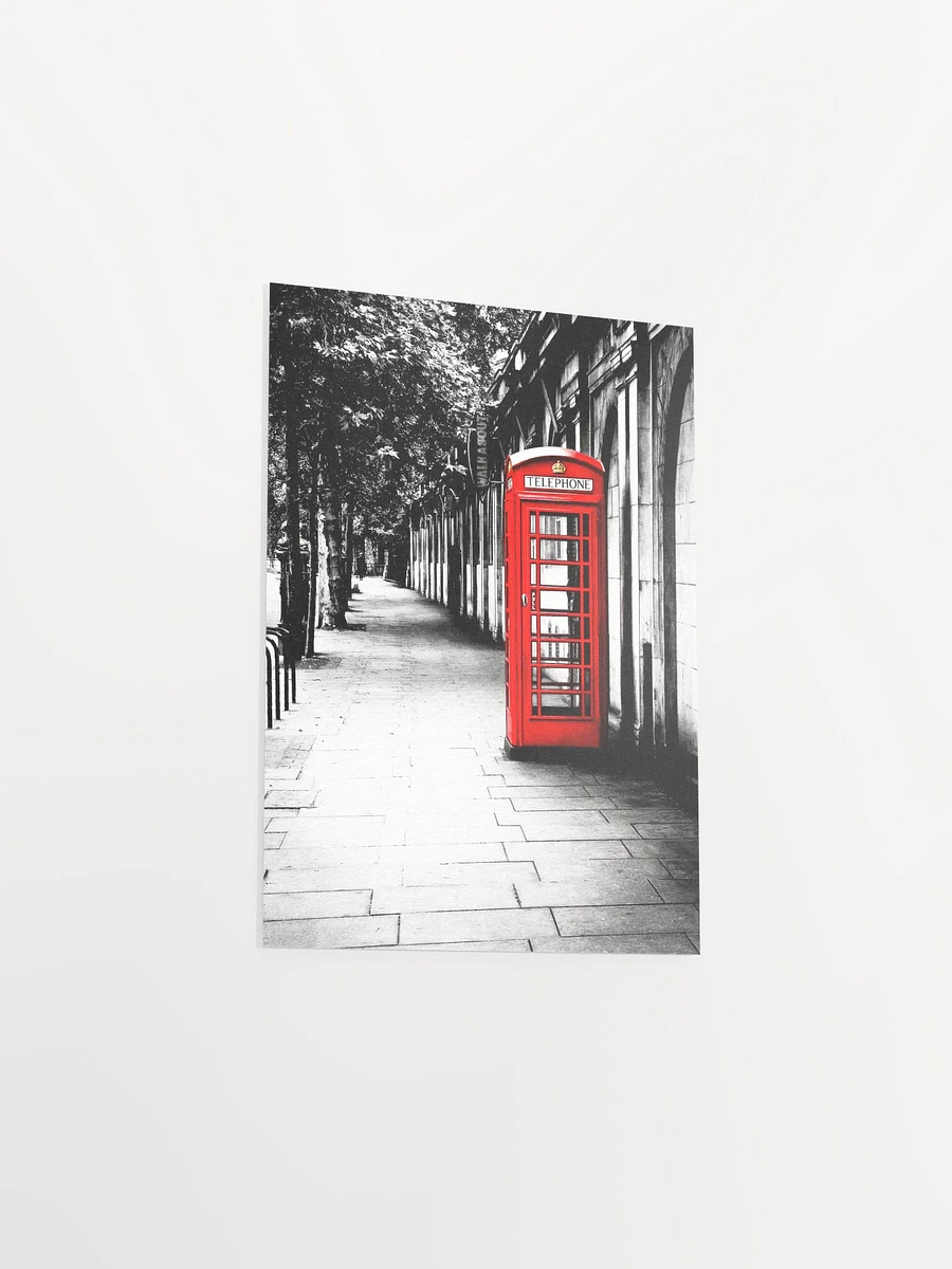 London Calling – Red British Telephone Box Matte Poster product image (22)