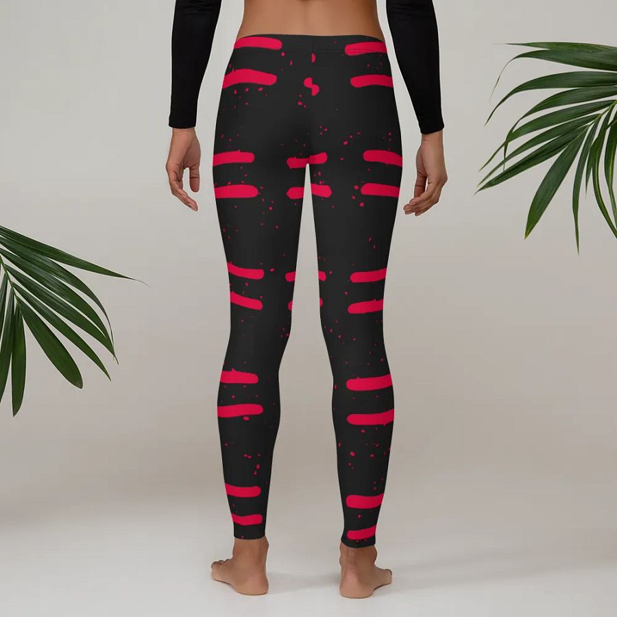 Leggings – Hand Drawn Seamless Geometric Pattern for a Trendy & Artistic Look product image (4)