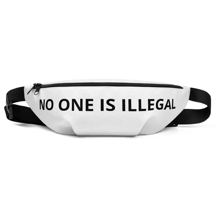 Pris - No one is illegal - fanny pack product image (1)