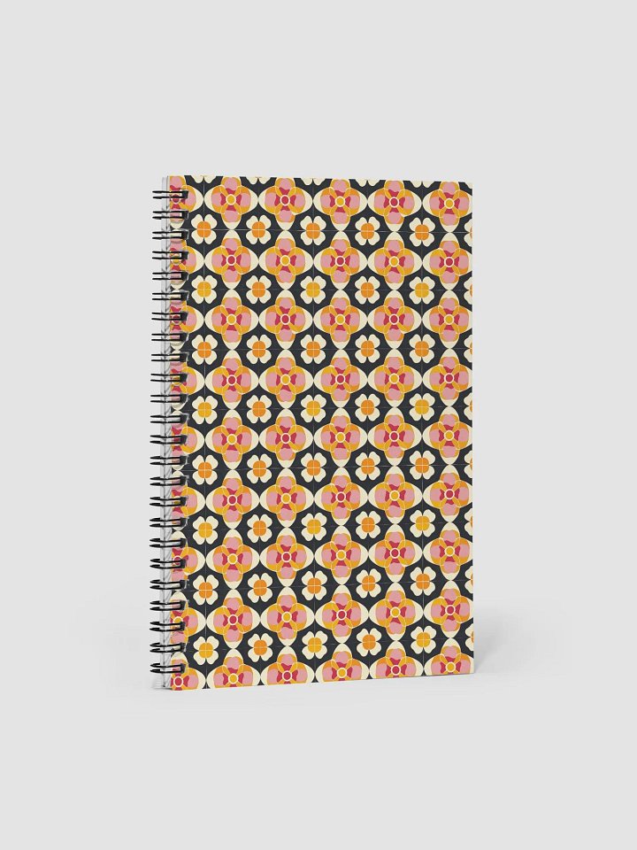 Retro Floral Bliss Notebook product image (1)