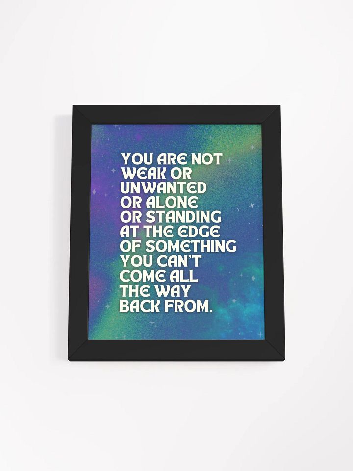 You'll Survive This Framed Art Print product image (1)