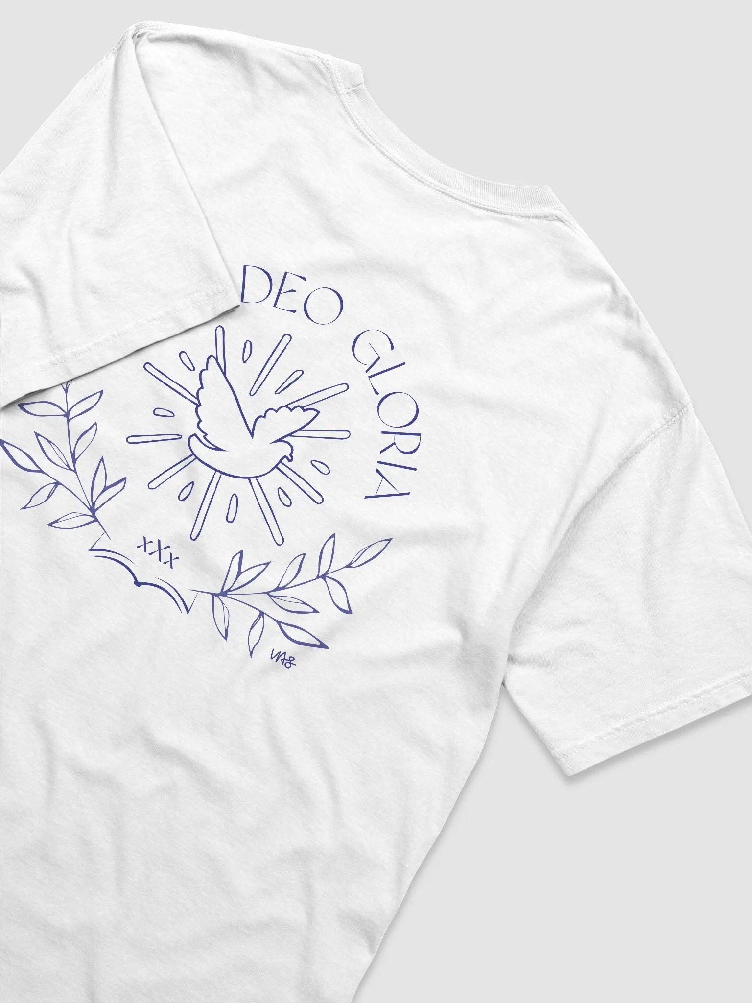 Soli Deo Gloria [Indigo] (Comfort Colors Garment-Dyed Heavyweight T-Shirt) product image (2)