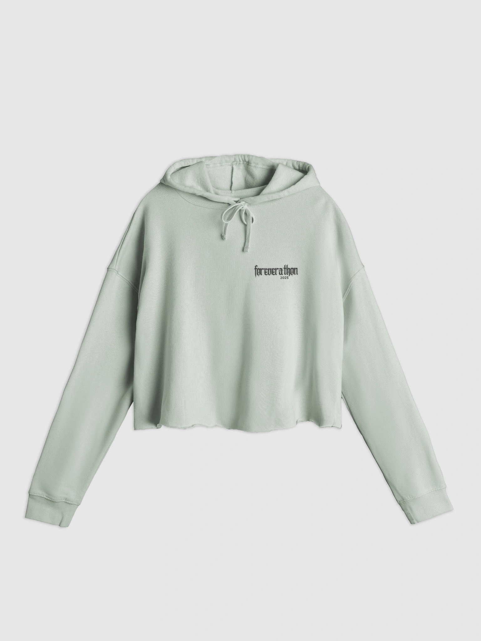 Foreverathon Cropped Hoodie - Black product image (2)