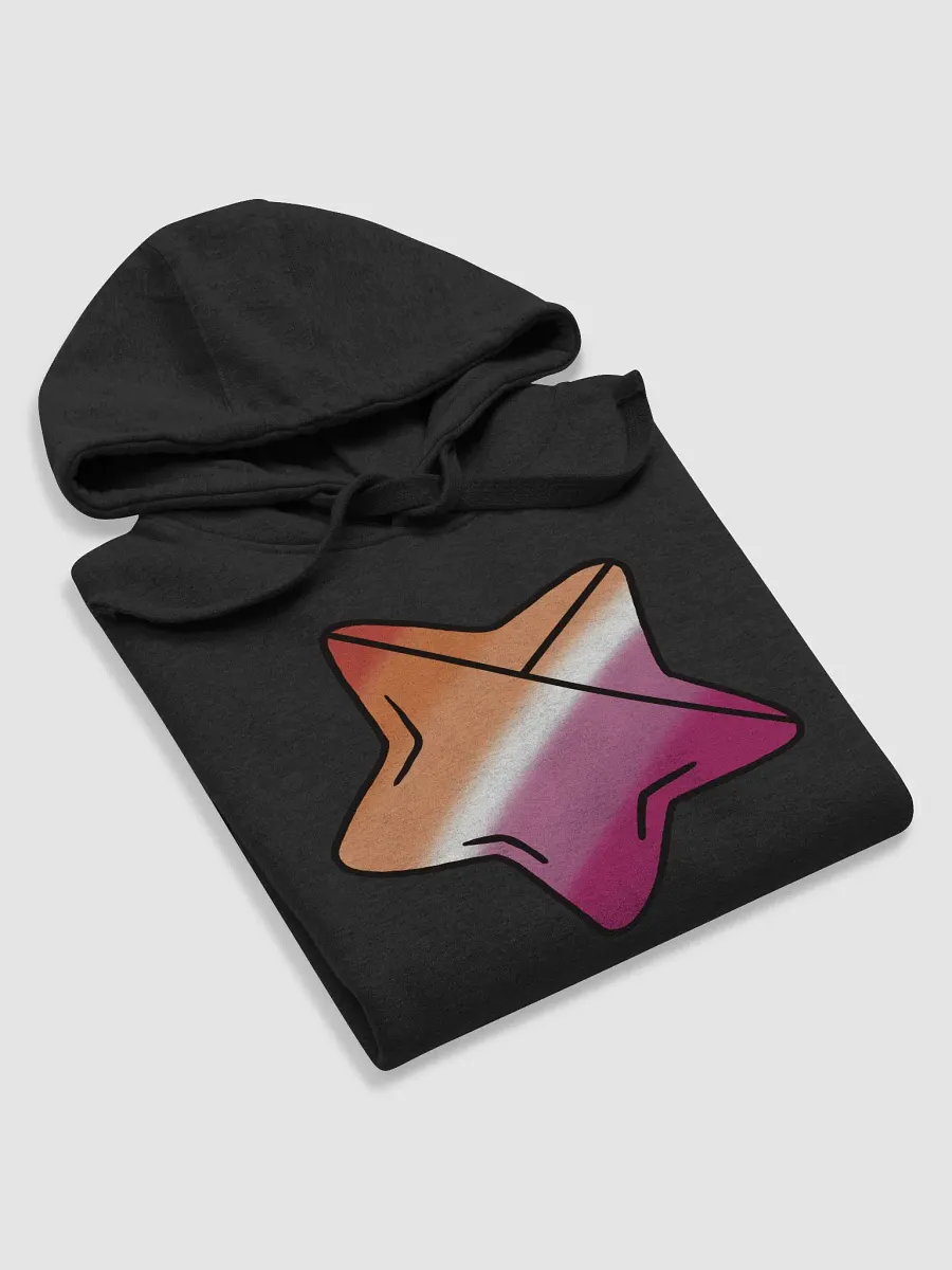 Lesbian Pride Folding Star Hoodie product image (45)