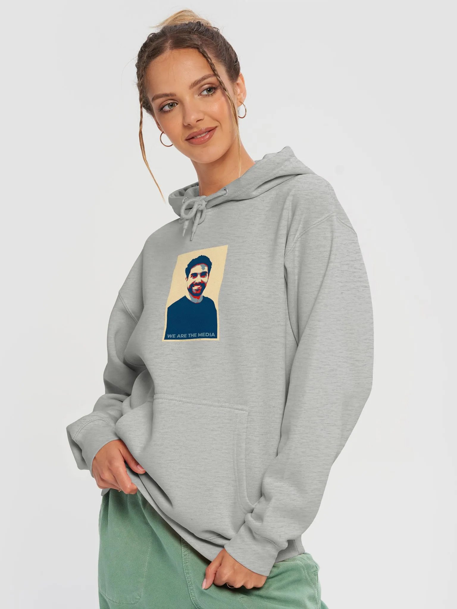 Mahyar Tousi - We Are The Media Oversized Hoodie product image (5)