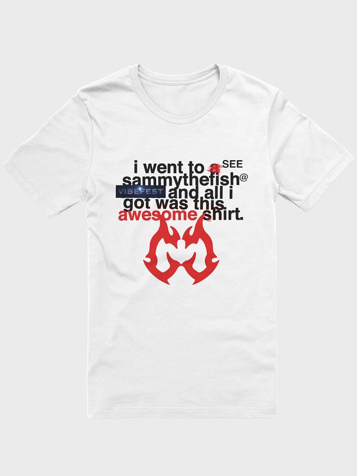 SAMMYTHEFISH VIBEFEST EXCLUSIVE TEE product image (1)