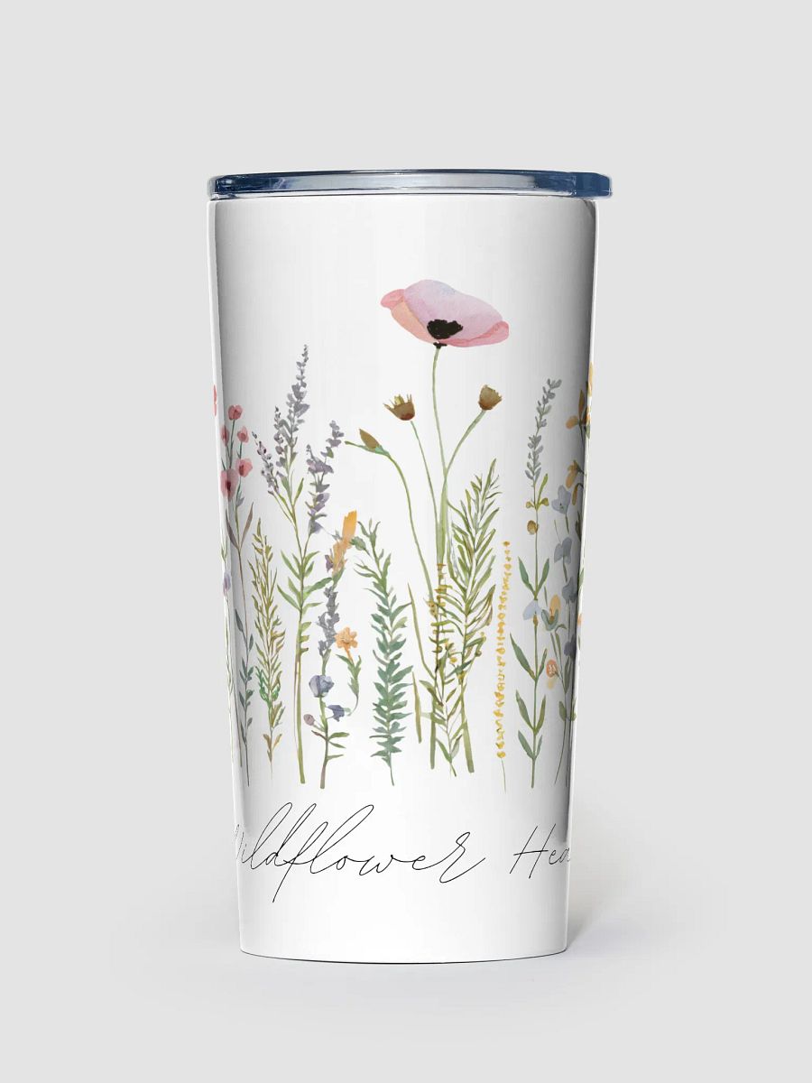 Wildflower Heart 20oz Stainless Steel Tumbler product image (1)