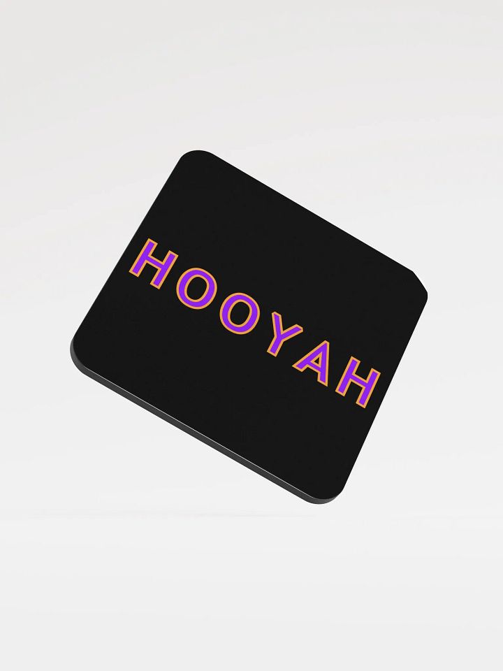 Hooyah Coaster (Black) product image (1)