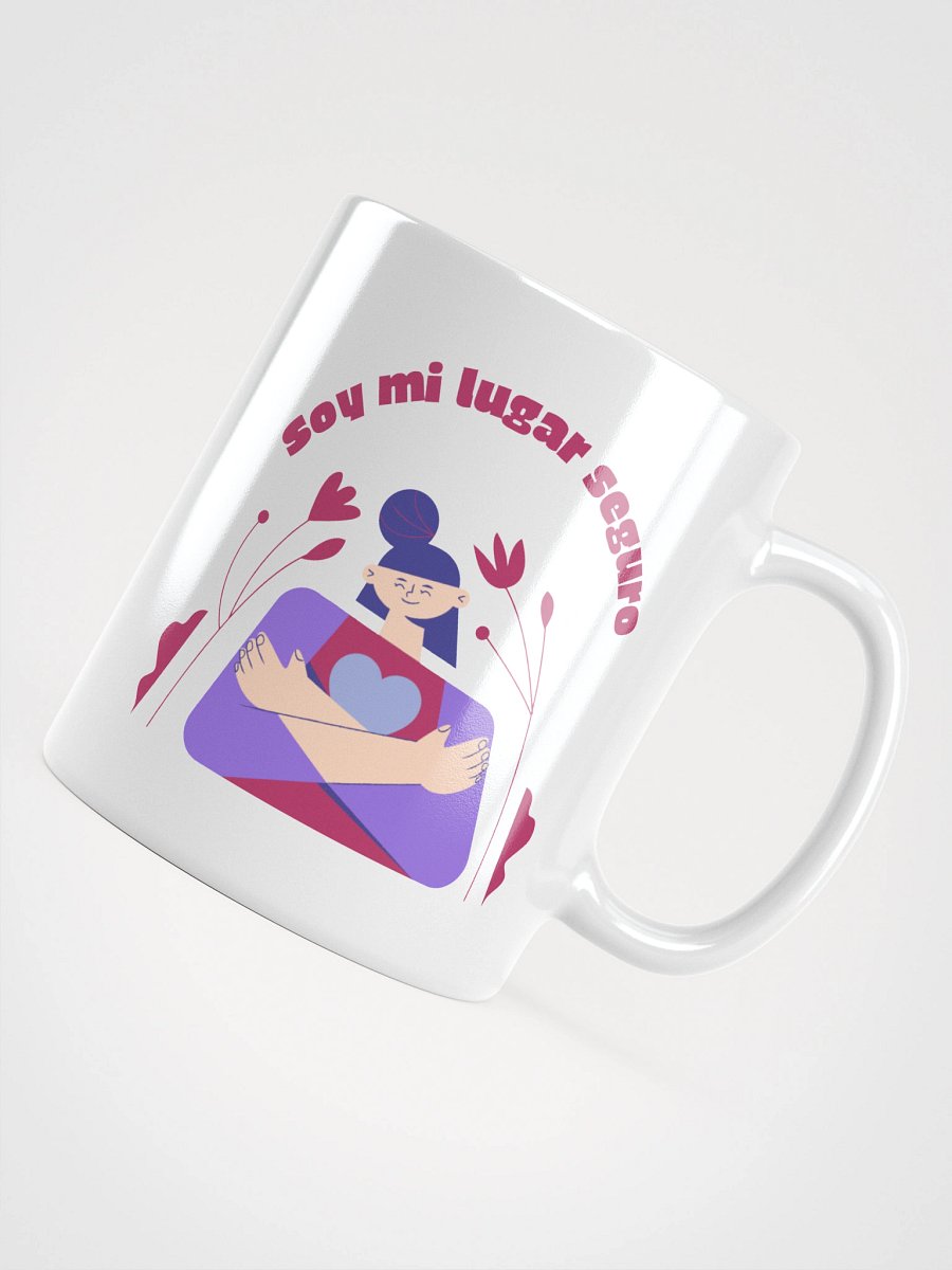SOY MI LUGAR SEGURO White Glossy Mug product image (12)