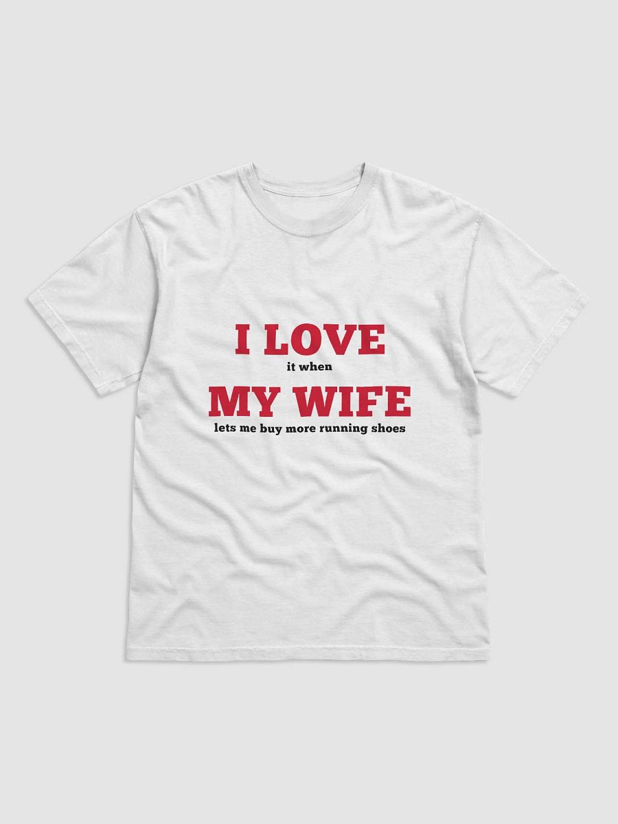 Bold Red 'I Love My Wife' Tee product image (1)