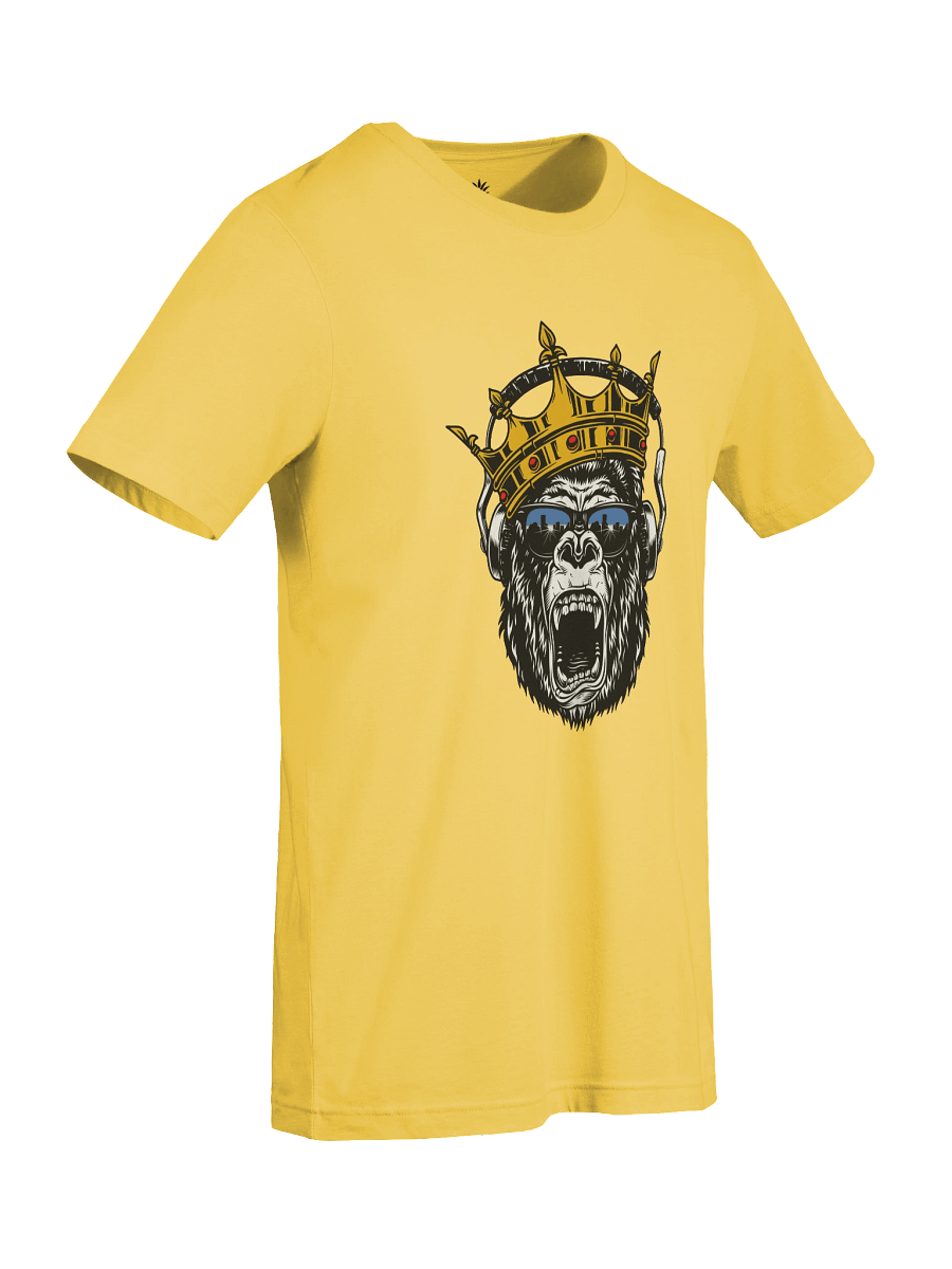 Regal Gorilla with DJ Headphones Unisex T-Shirt product image (74)