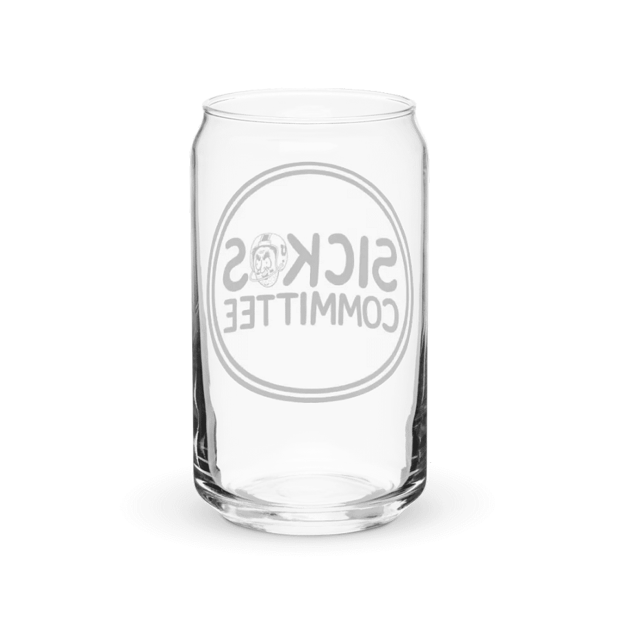 Sickos Committee Logo 16 oz Glass product image (38)