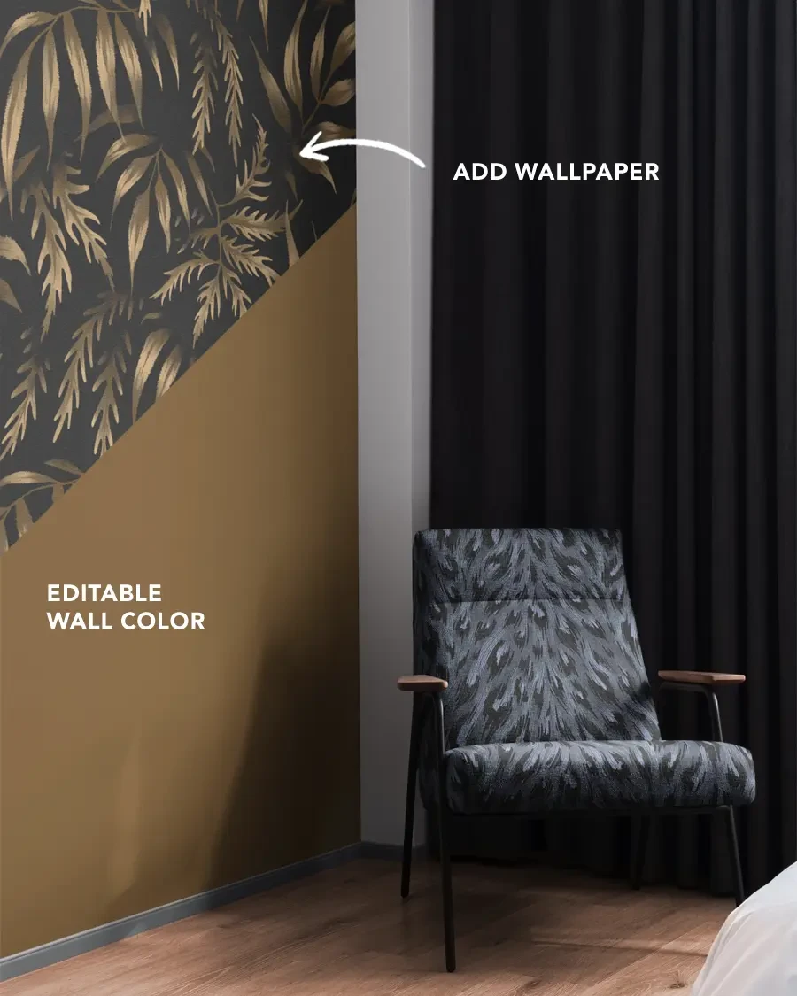Interior Mockup with Upholstered Chair product image (4)