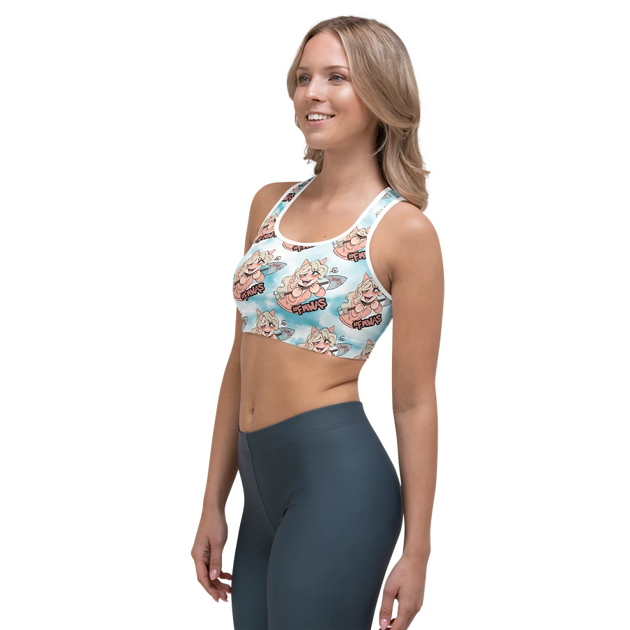 FMWAS All-Over Print Sports Bra product image (3)