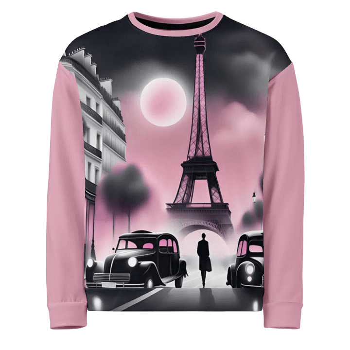 Eiffel Tower Dusk Unisex Sweatshirt product image (2)