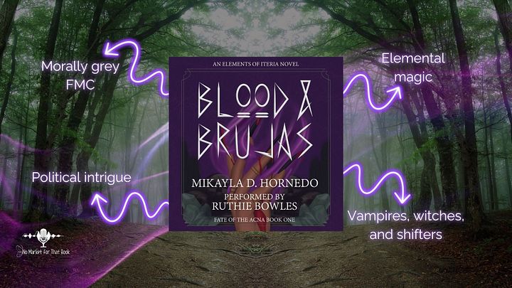 Blood and Brujas, an exclusive audio edition product image (2)