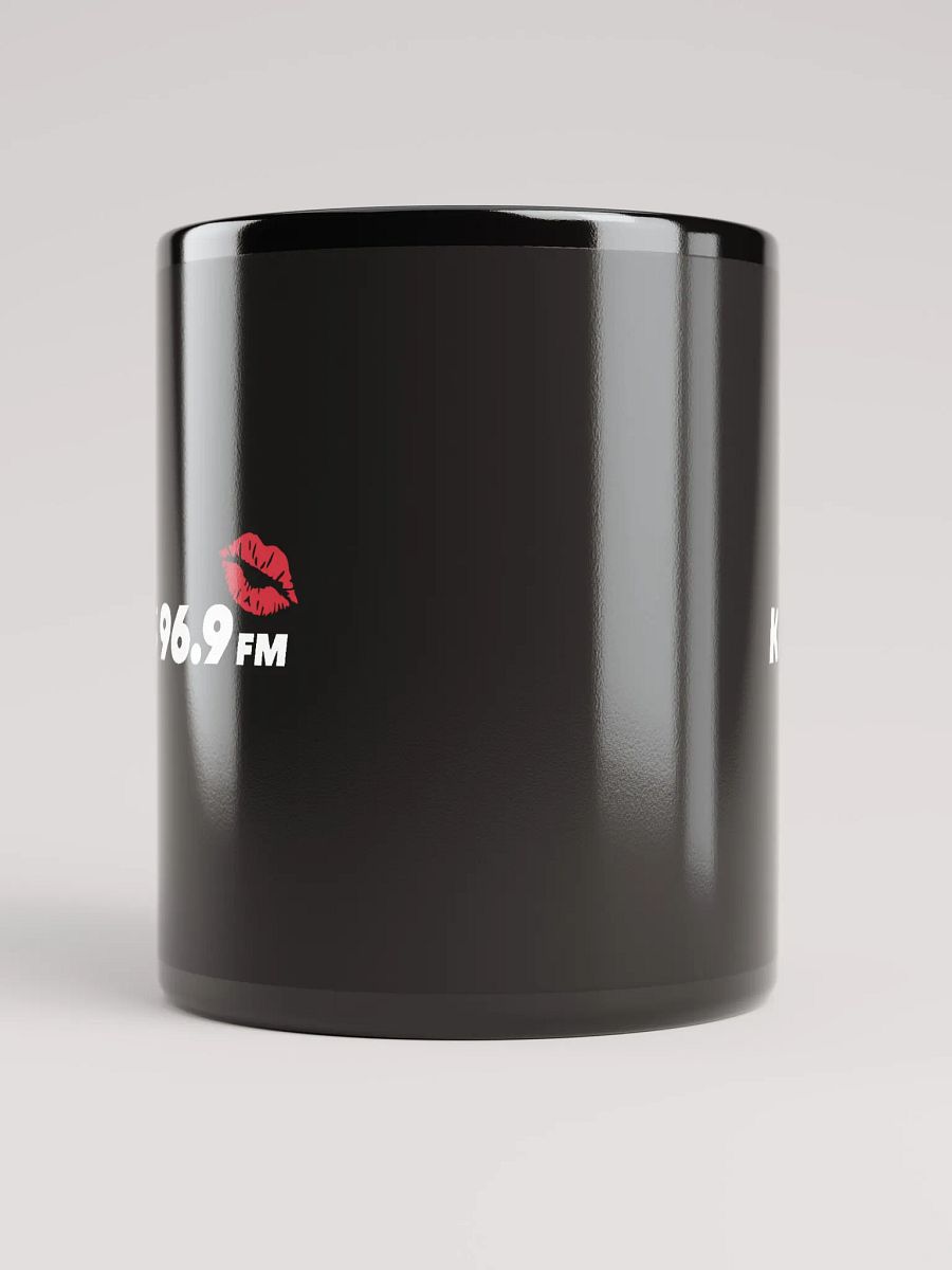 Kiss 969 logo black coffee mug product image (5)
