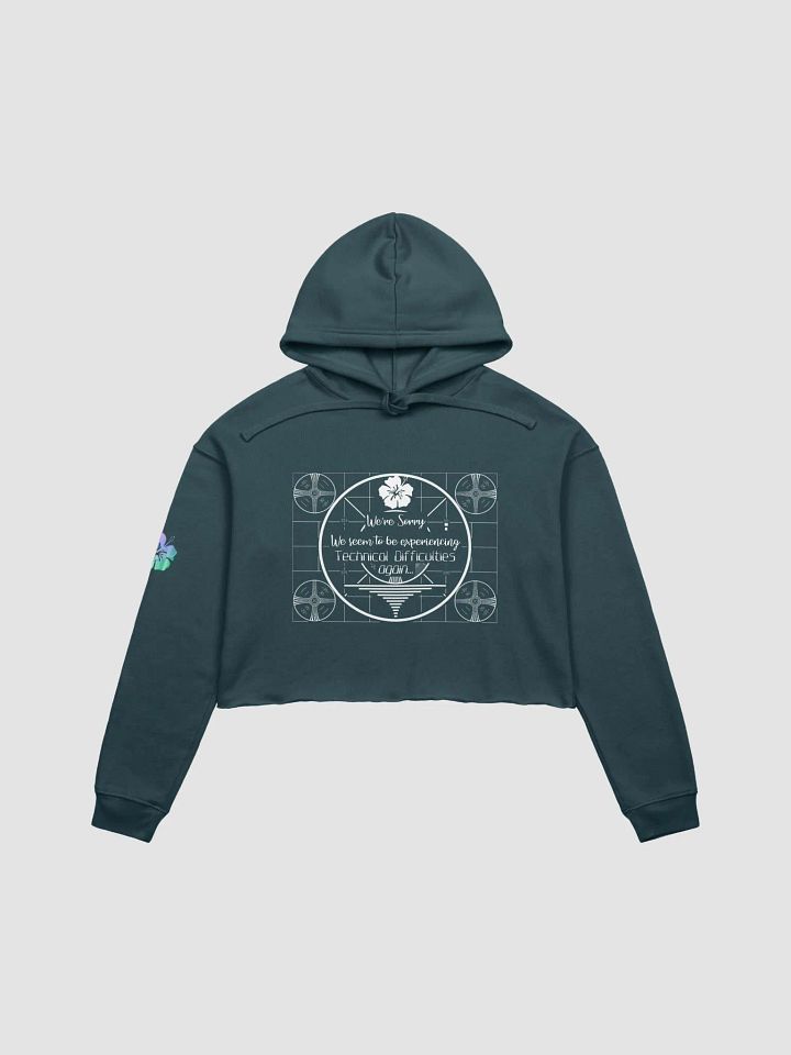 Technical Difficulties Cropped Hoodie - Dark product image (2)