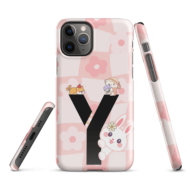 Whimsical Floral 'Y' Snap Case for iPhone® product image (2)