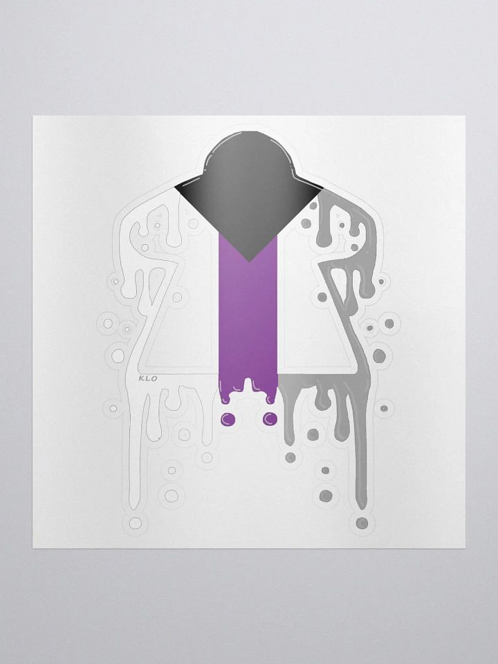 Drippy Demi Pride Meeple Sticker product image (1)