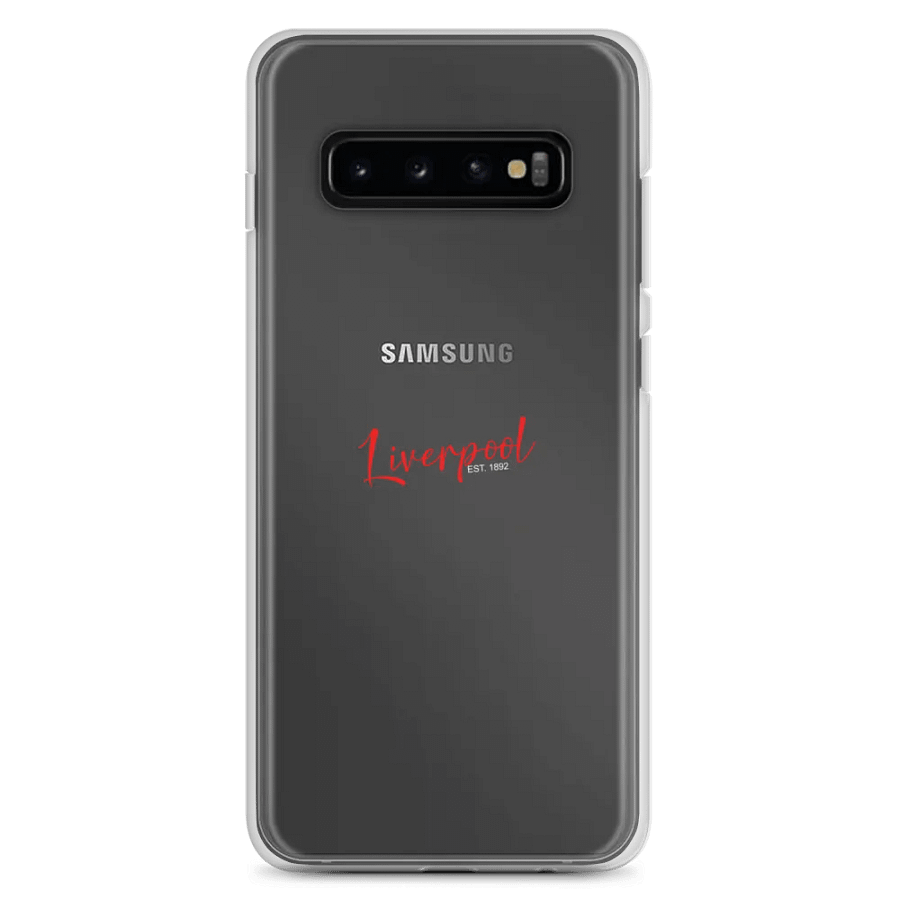 Liverpool Red Cursive Clear Samsung® Case product image (2)