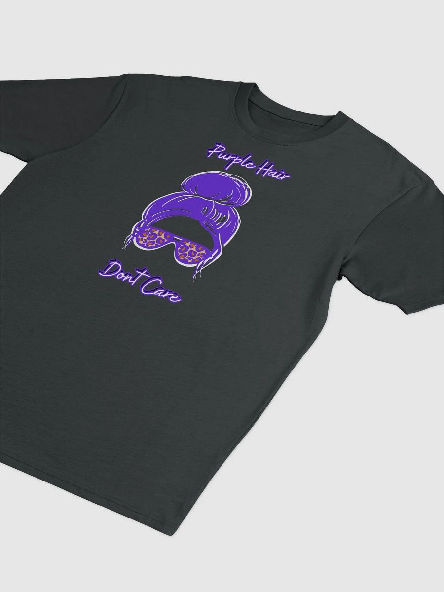 Purple Hair Don't Care Sunglasses Tee product image (3)