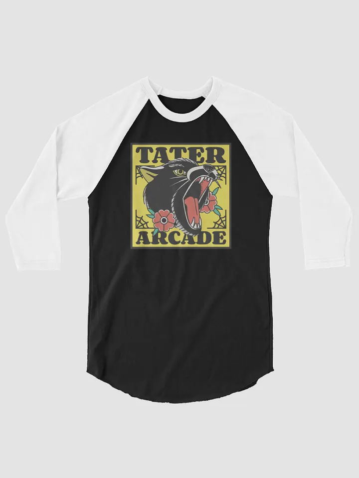 Traditional Tattoo Black Cat Raglan tee product image (1)