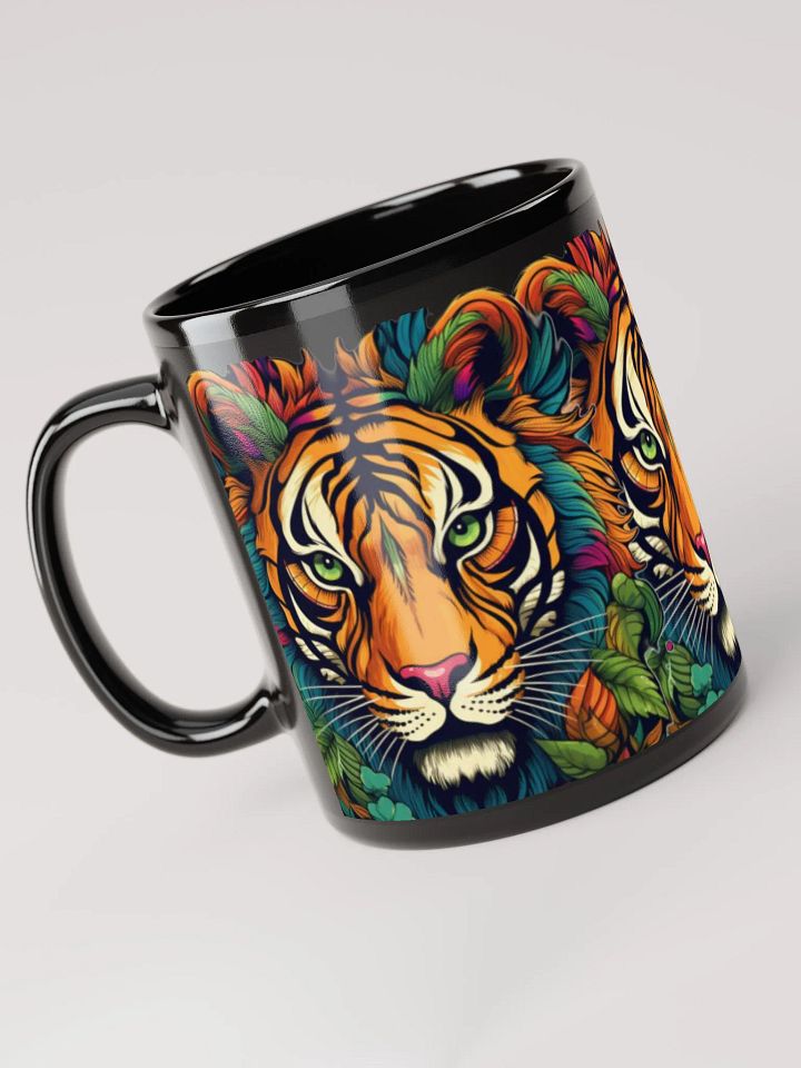 "Tiger Trio Vivid Mug – Bold Wildlife Coffee Cup with Striking Tiger Design!" product image (2)