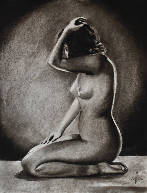 Prestudy to Sitting Nude by Jacob Merkelbach – 24-03-24 product image (1)