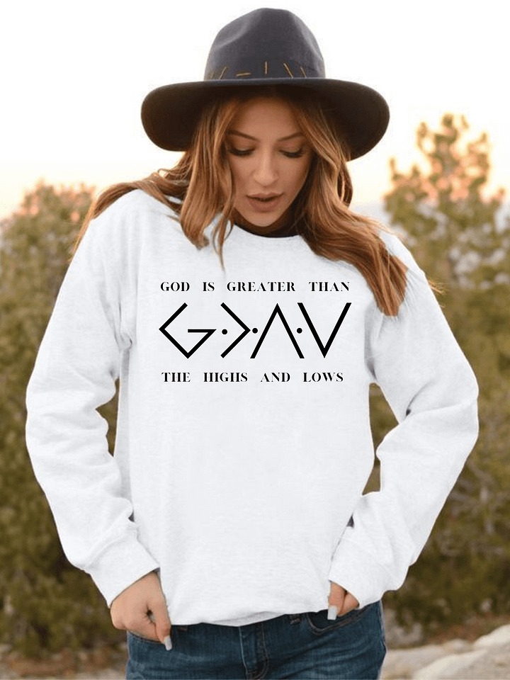 GOD IS GREATER Unisex Sweatshirt product image (1)