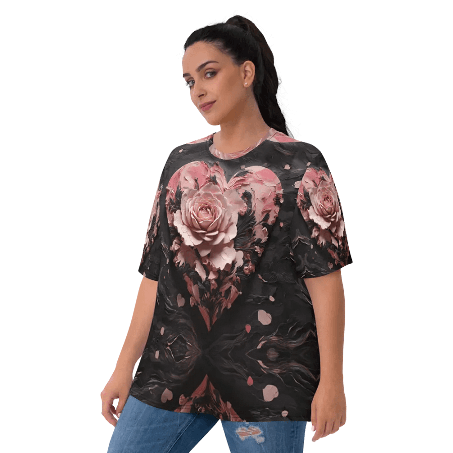 Floral Heart T shirt product image (7)