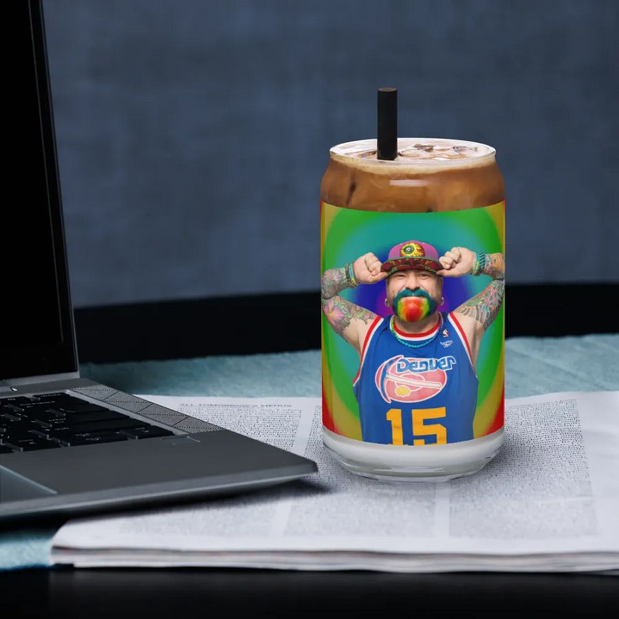 RainbowBeard Looney Can-Shaped Glass product image (3)