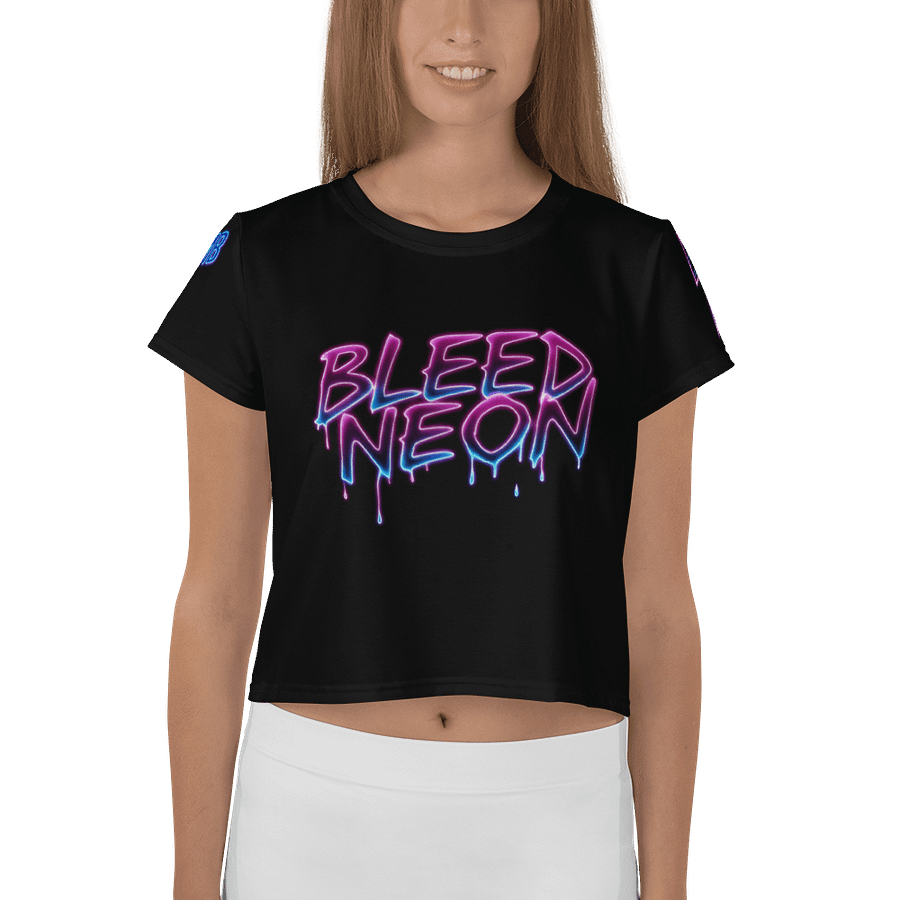 Bleed Neon Crop Graphic Tee product image (1)