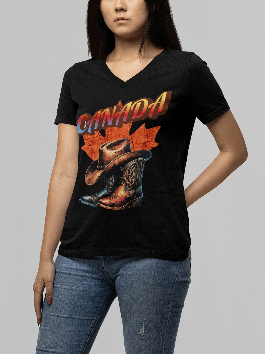 Canadian Cowgirl Chic Tee product image (1)