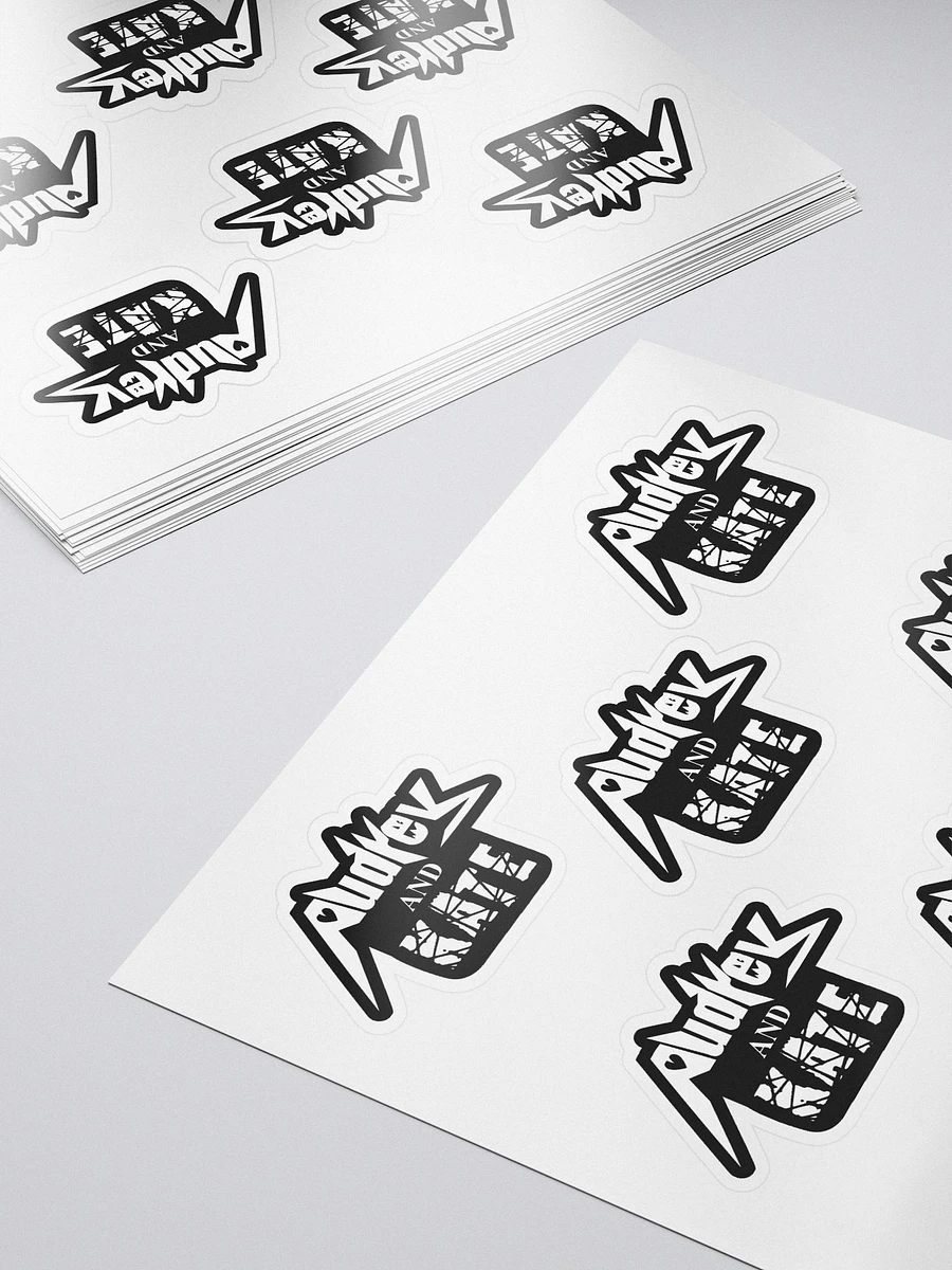 Audrey and Kate Official Square White Logo Stickers product image (5)