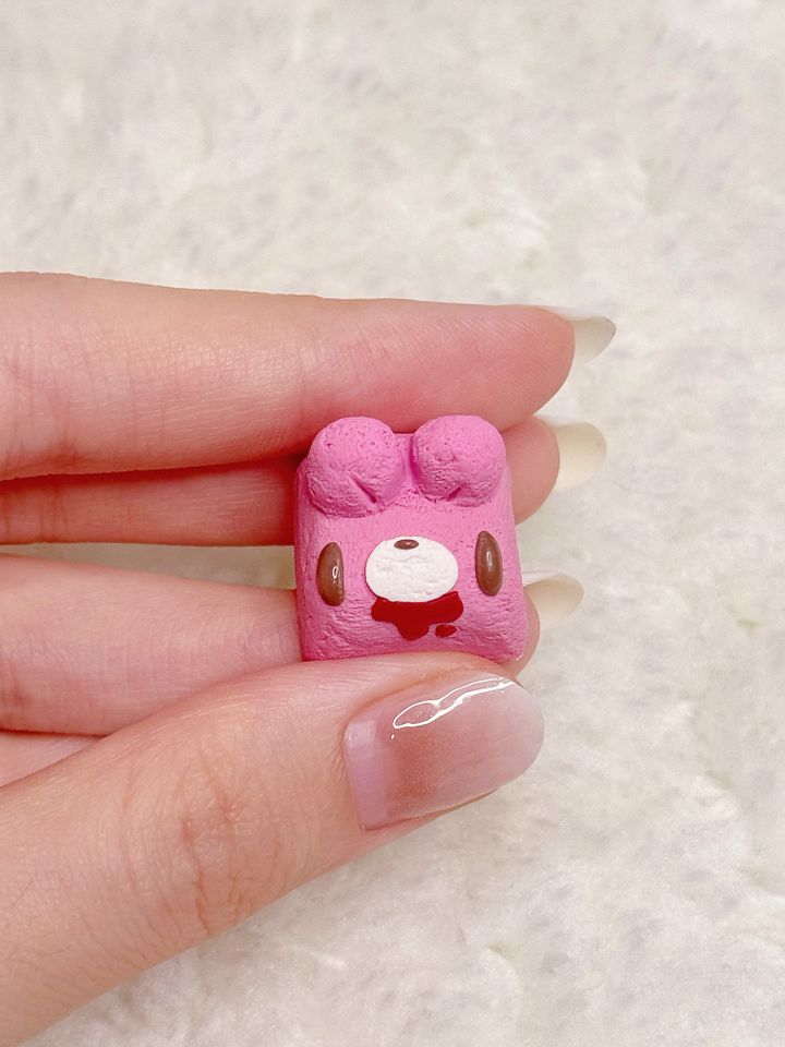 Pink Gloomy Bear Keycap product image (2)