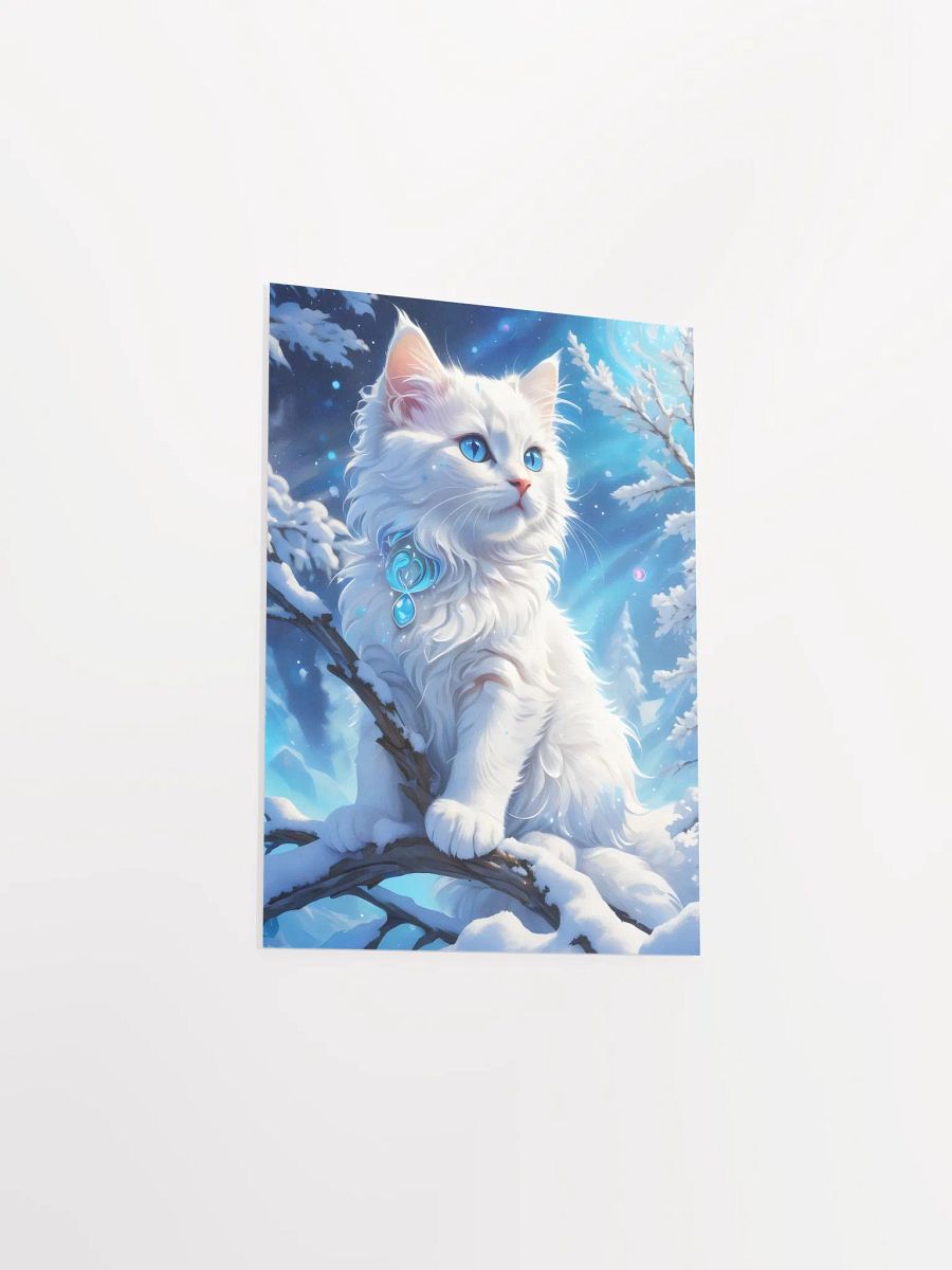 Blue-Eyed Kitten Winter Magic Poster product image (8)