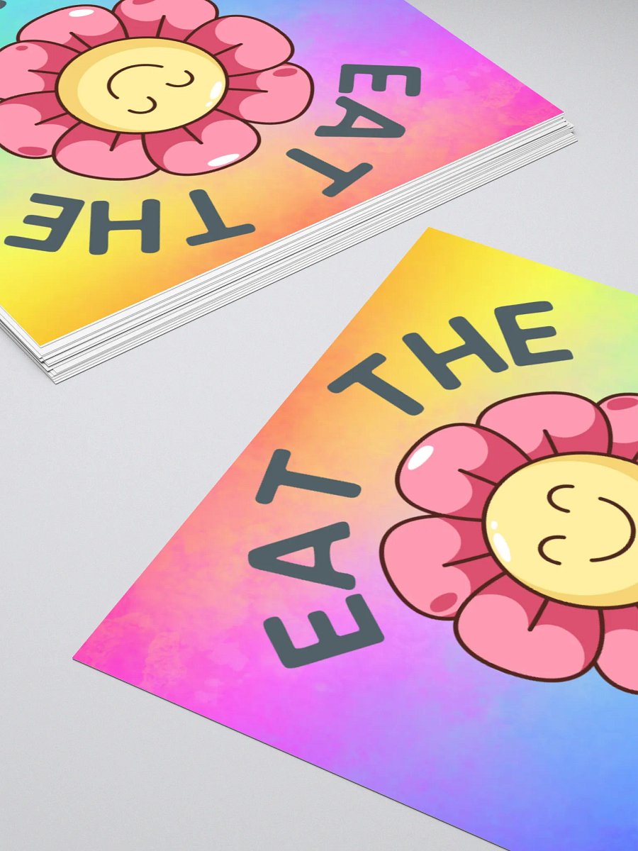 EAT THE RICH Sticker product image (4)
