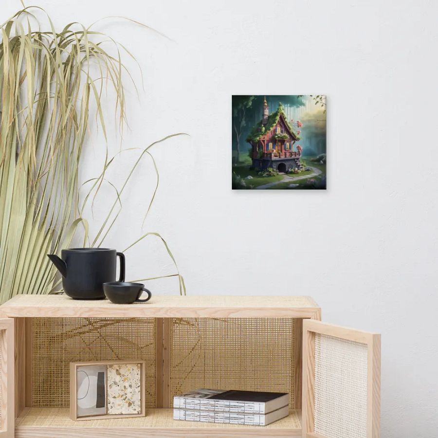 Watercolour Fairy House Art - v14 product image (9)